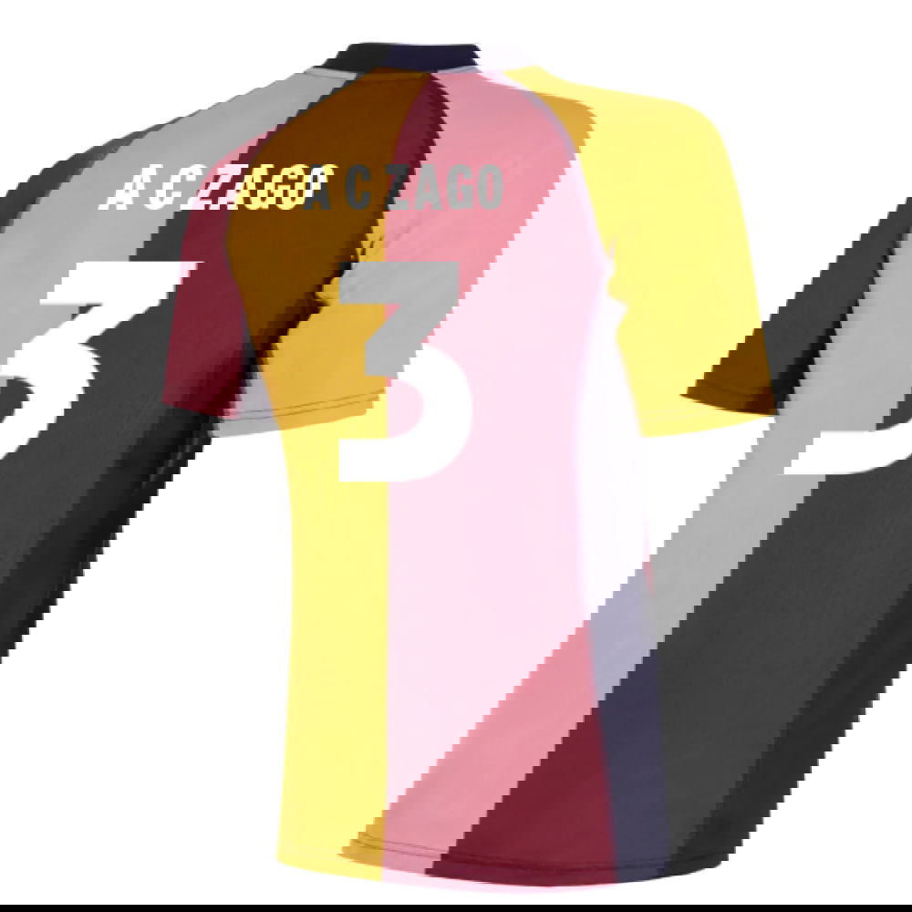 2001-2002 Roma European Retro Football Shirt (A C Zago 3)