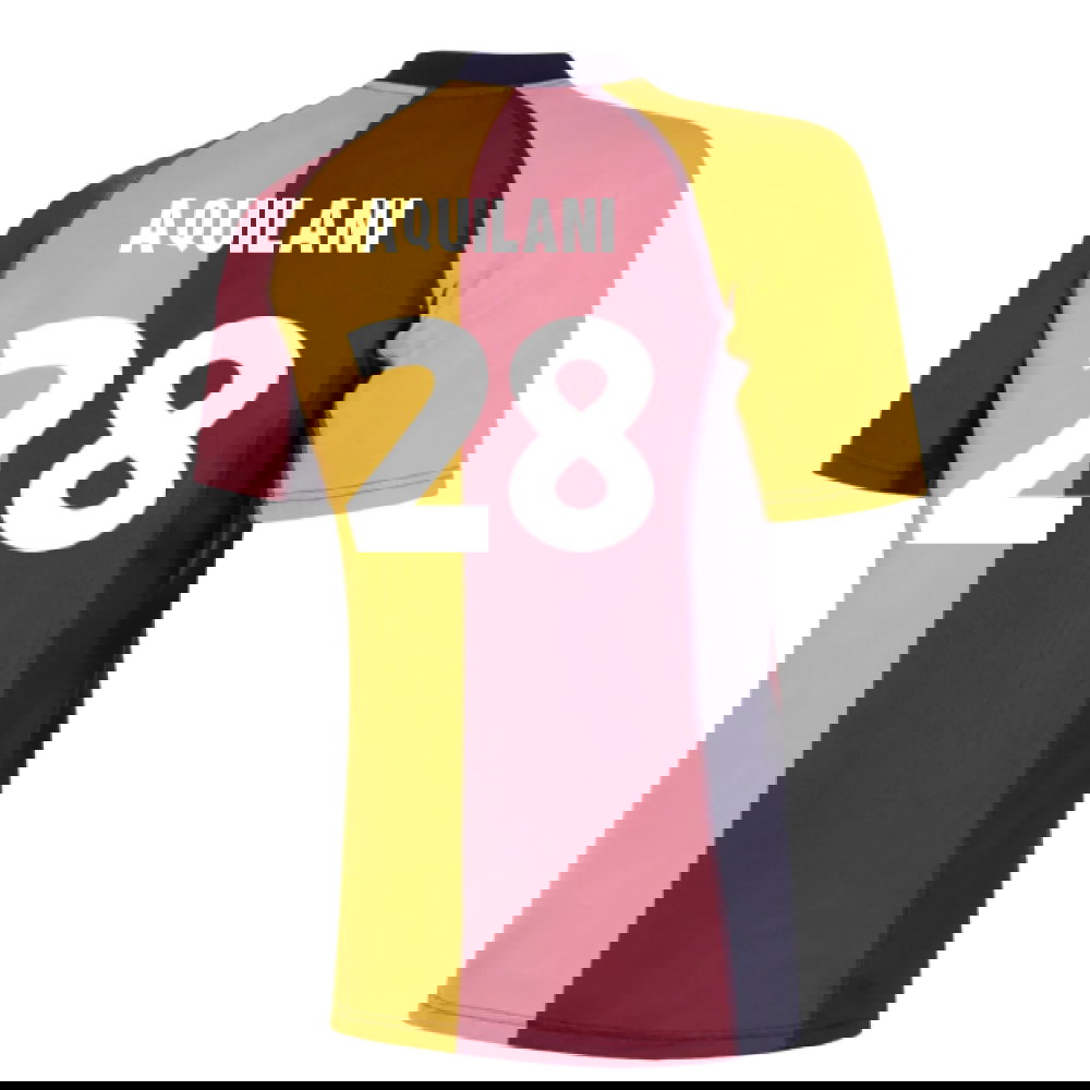 2001-2002 Roma European Retro Football Shirt (Aquilani 28)