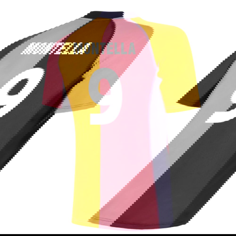 2001-2002 Roma European Retro Football Shirt (Montella 9)