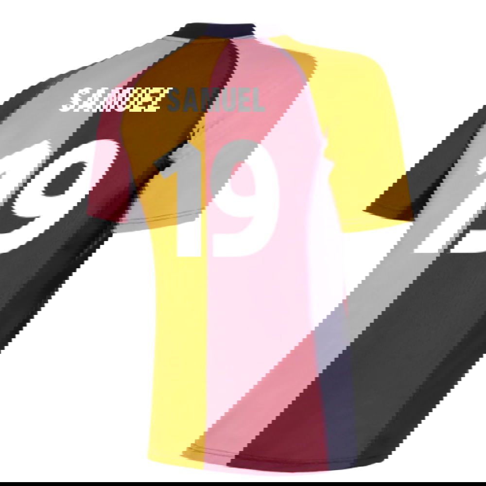 2001-2002 Roma European Retro Football Shirt (Samuel 19)