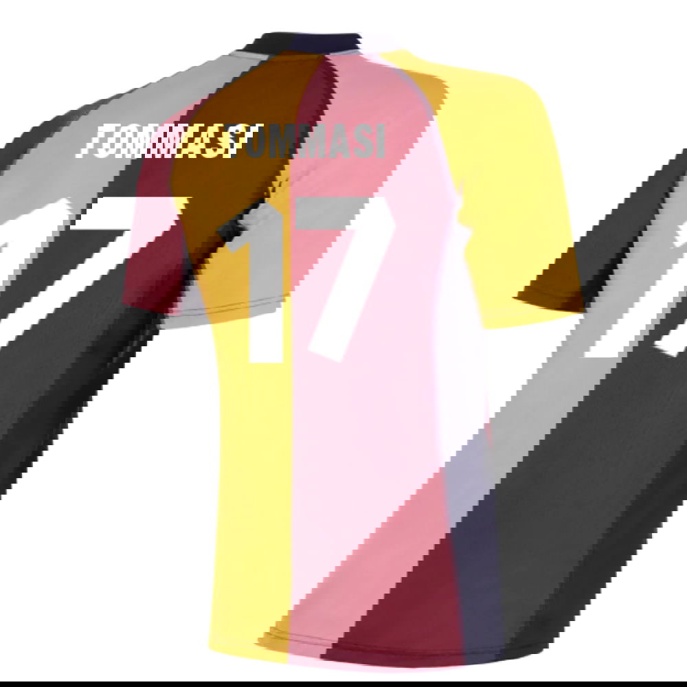 2001-2002 Roma European Retro Football Shirt (Tommasi 17)