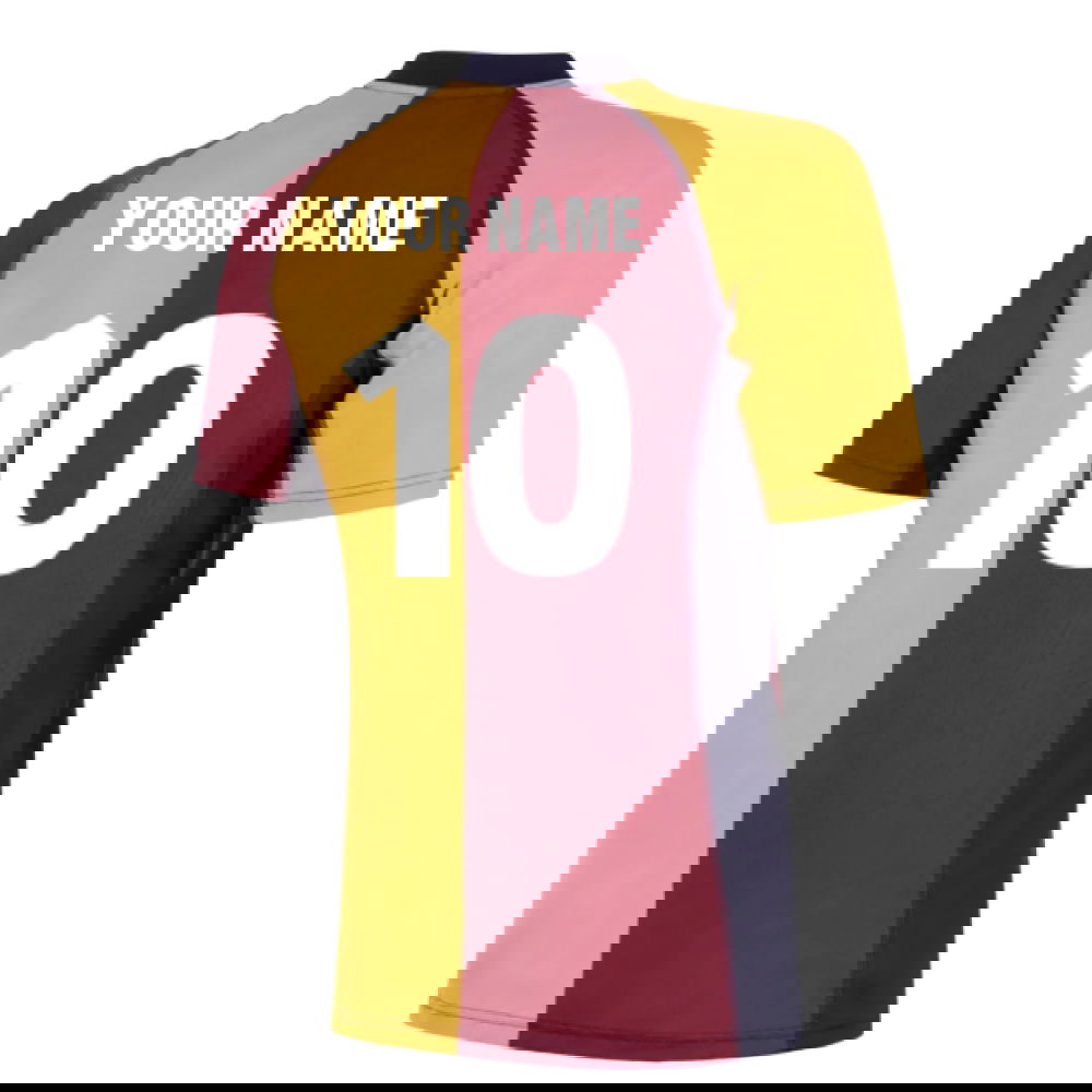 2001-2002 Roma European Retro Football Shirt (Your Name)