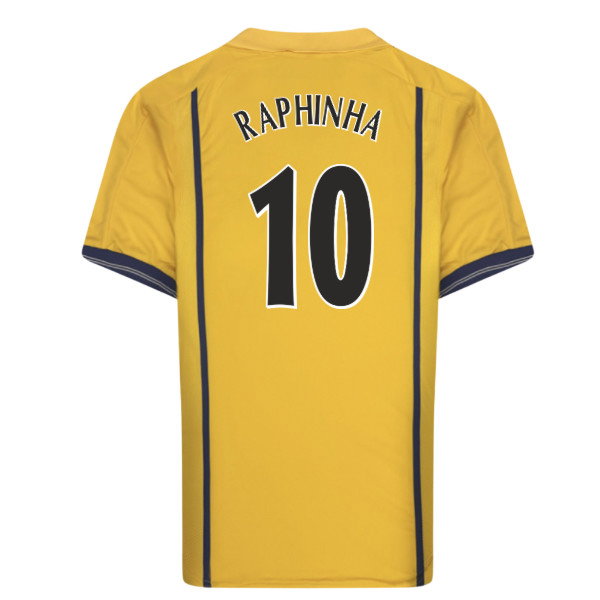 2001 Leeds United Away Retro Shirt (RAPHINHA 10)