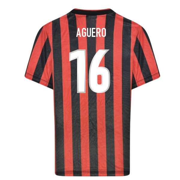 2001 Manchester City Away Retro Shirt (Aguero 16)