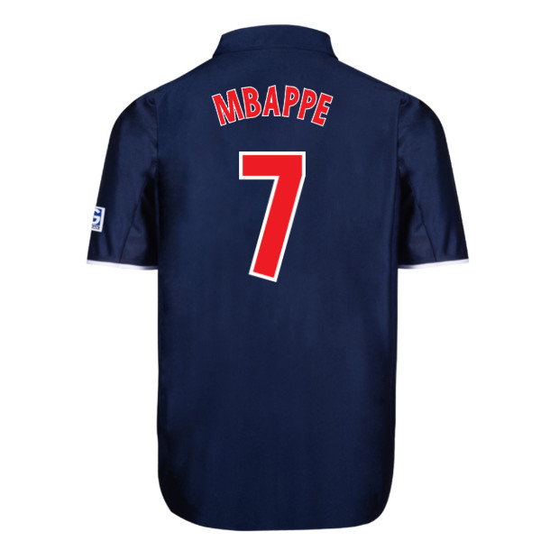 2001 PSG Paris Saint Germain Home Retro Shirt (MBAPPE 7)