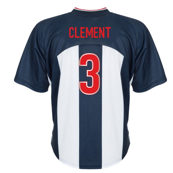 2001 WBA West Bromwich Albion Retro Home Shirt (Clement 3)