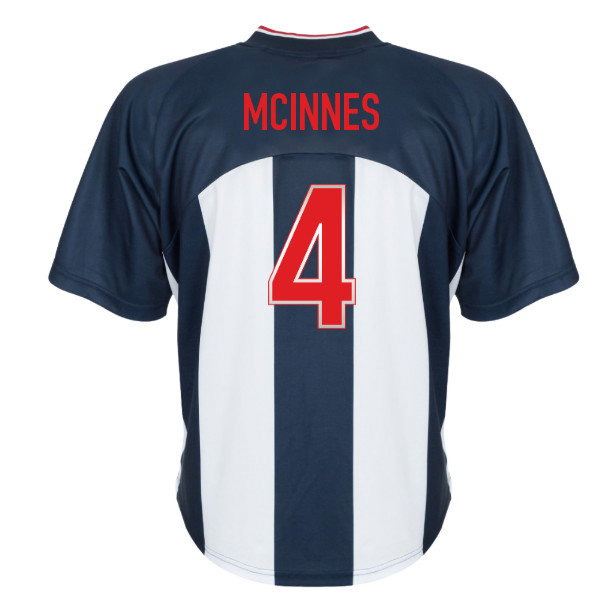 2001 WBA West Bromwich Albion Retro Home Shirt (McInnes 4)