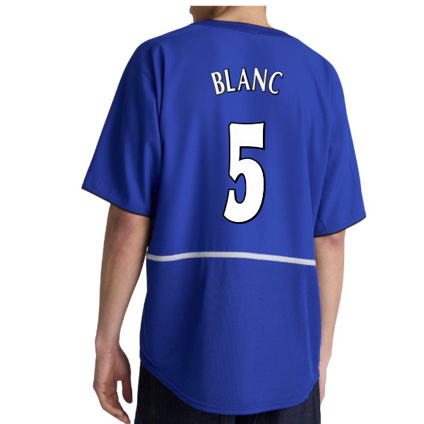 2002-2003 Manchester United Third Retro Shirt (Blue) (Blanc 5)