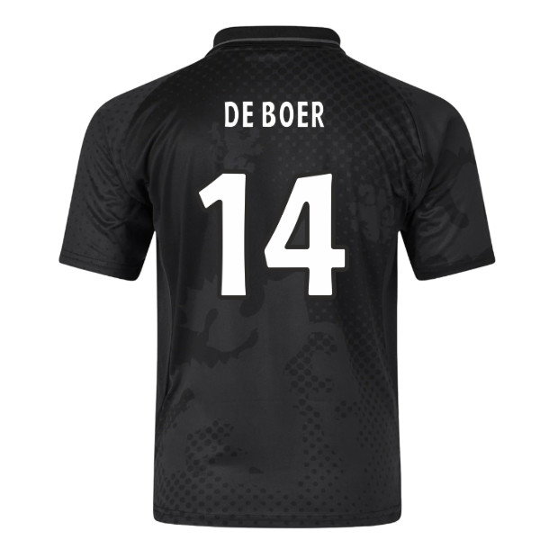 2002-2003 Rangers Retro Home Blackout Shirt (De Boer 14)