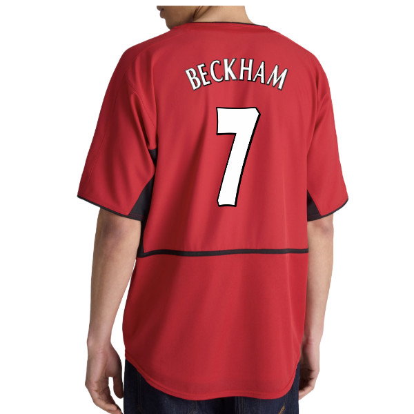 2002-2004 Manchester United Home Retro Shirt (Beckham 7)