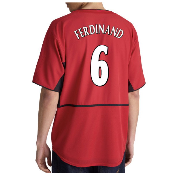 2002-2004 Manchester United Home Retro Shirt (Ferdinand 6)