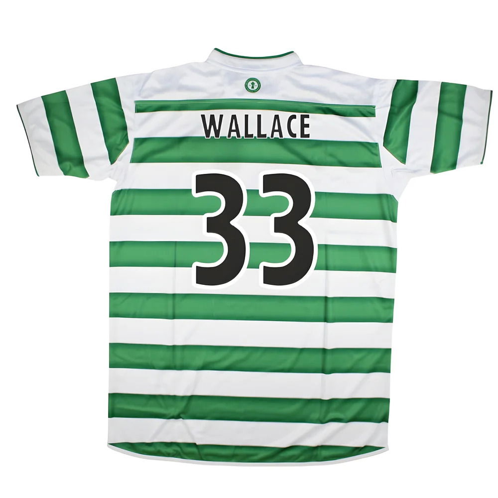 2003-2004 Celtic Retro Home Shirt (Wallace 33)