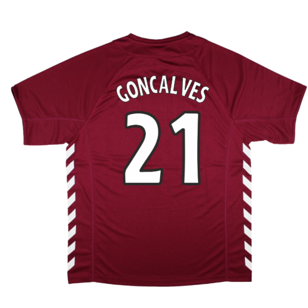 2005-2006 Hearts Home Retro Shirt (Goncalves 21)