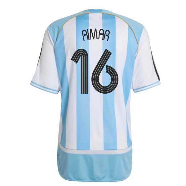 2006 Argentina adidas Reissue Home Shirt (Aimar 16)