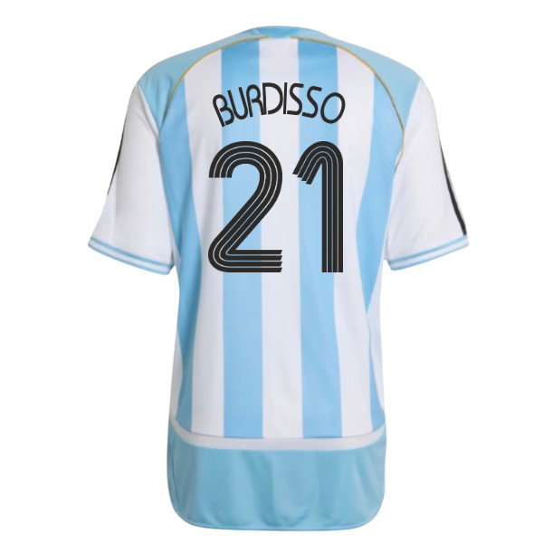 2006 Argentina adidas Reissue Home Shirt (Burdisso 21)