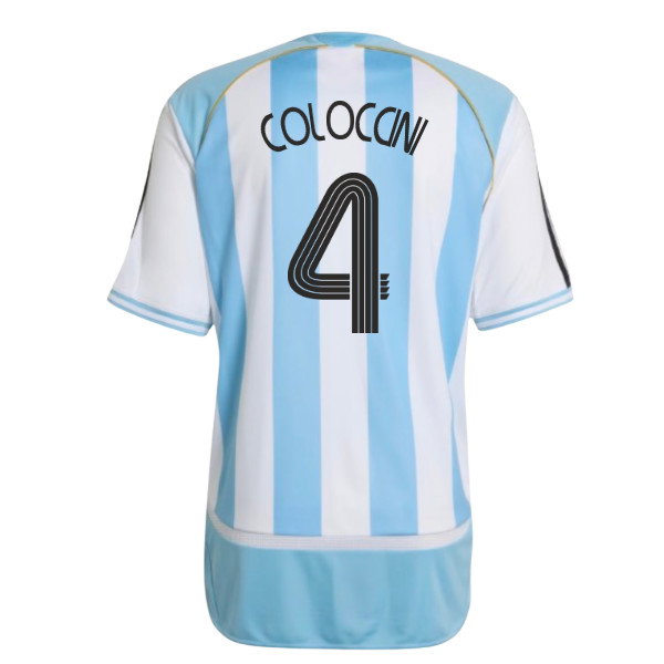 2006 Argentina adidas Reissue Home Shirt (Coloccini 4)