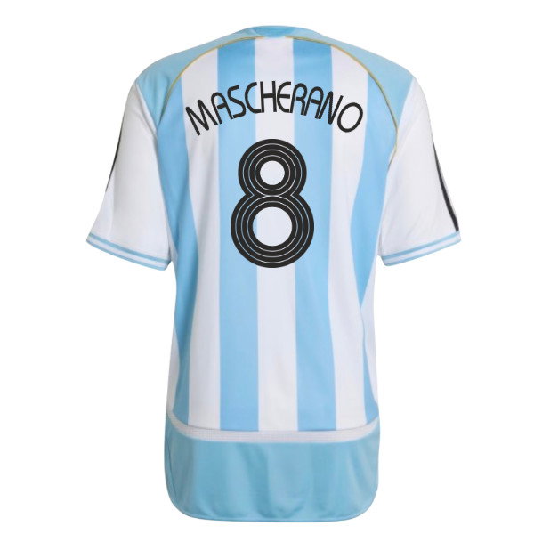 2006 Argentina adidas Reissue Home Shirt (Mascherano 8)