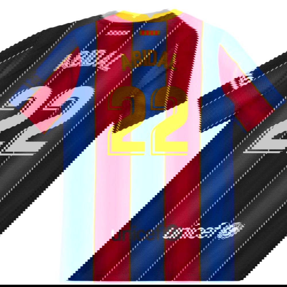 2020-2021 Barcelona Vapor Match Home Shirt (Kids) (ABIDAL 22)