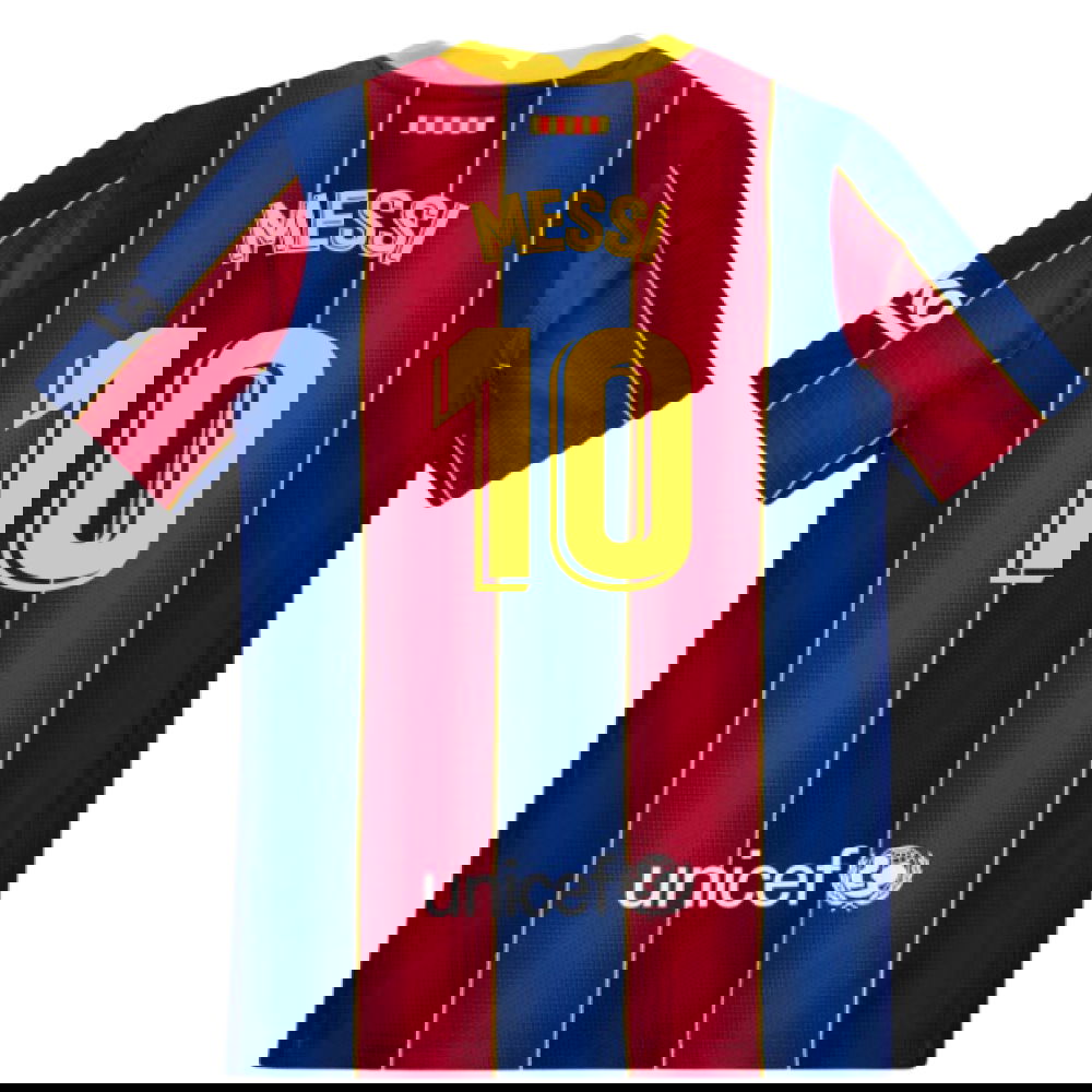 2020-2021 Barcelona Vapor Match Home Shirt (Kids) (MESSI 10)