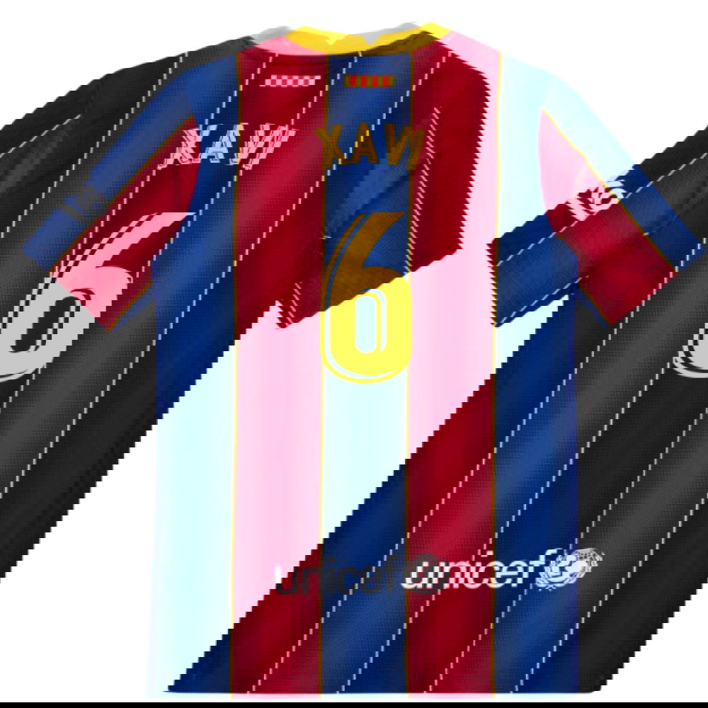 2020-2021 Barcelona Vapor Match Home Shirt (Kids) (XAVI 6)