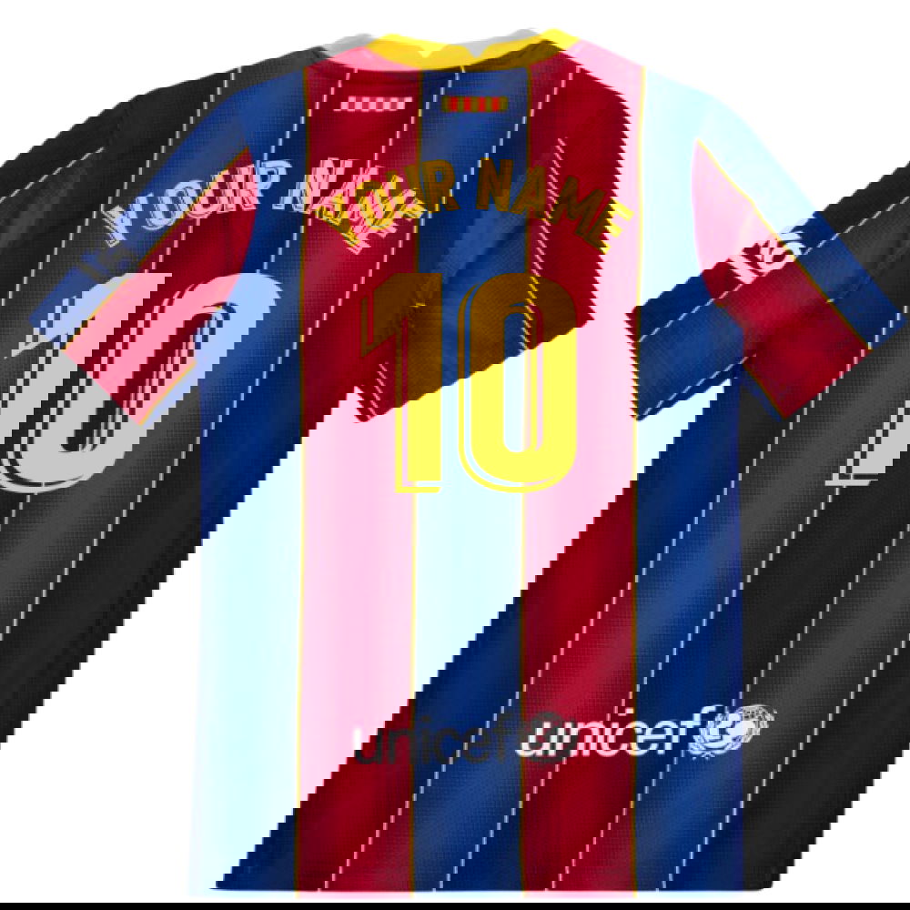 2020-2021 Barcelona Vapor Match Home Shirt (Kids) (Your Name)