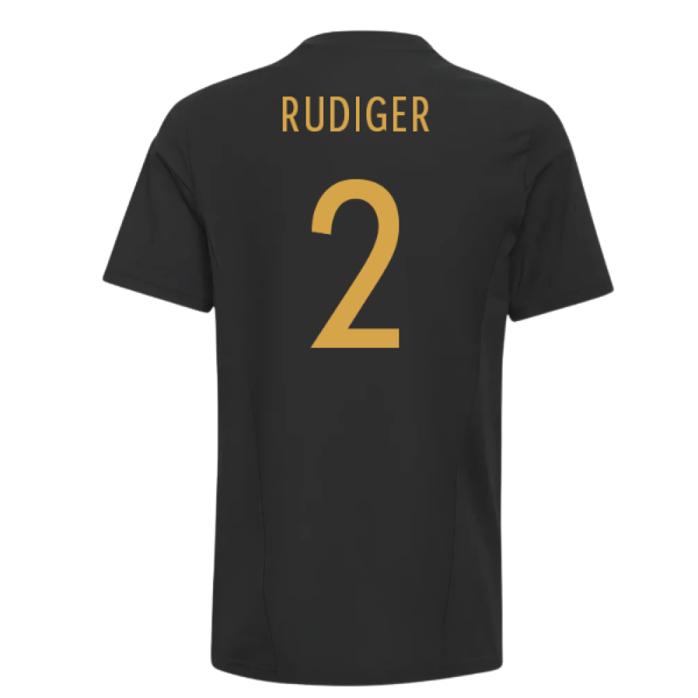 2022-2023 Germany Core Tee (Black) - Kids (Rudiger 2)
