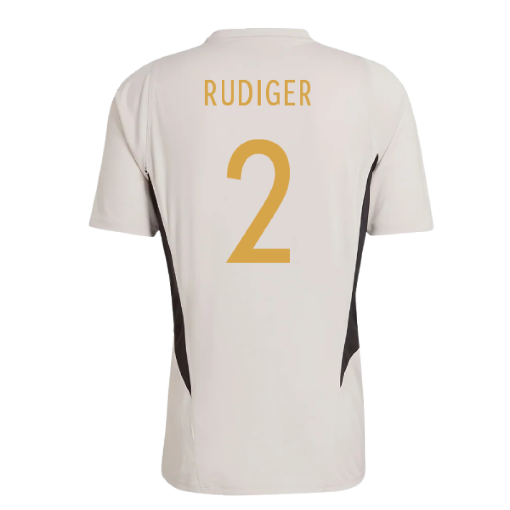 2022-2023 Germany Training Jersey (Alumina) (Rudiger 2)