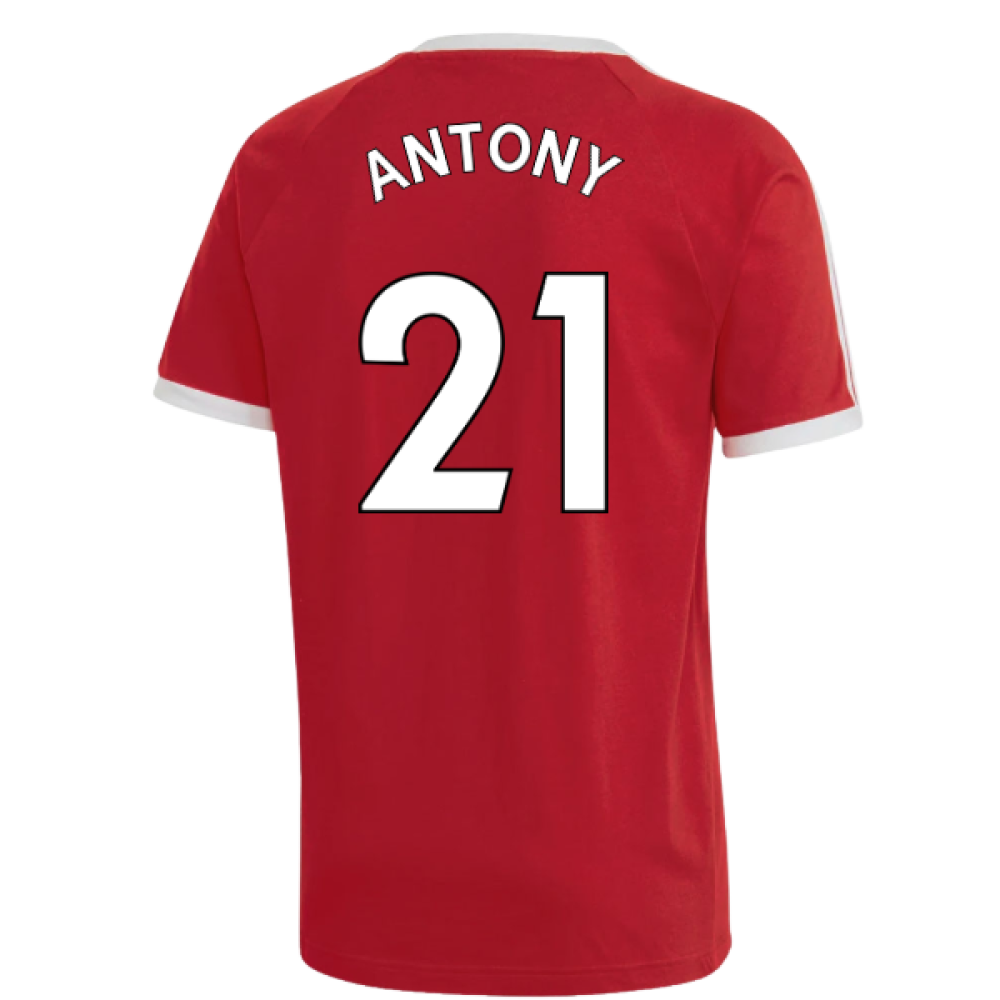 2022-2023 Man Utd 3S DNA Tee (Red) (ANTONY 21)