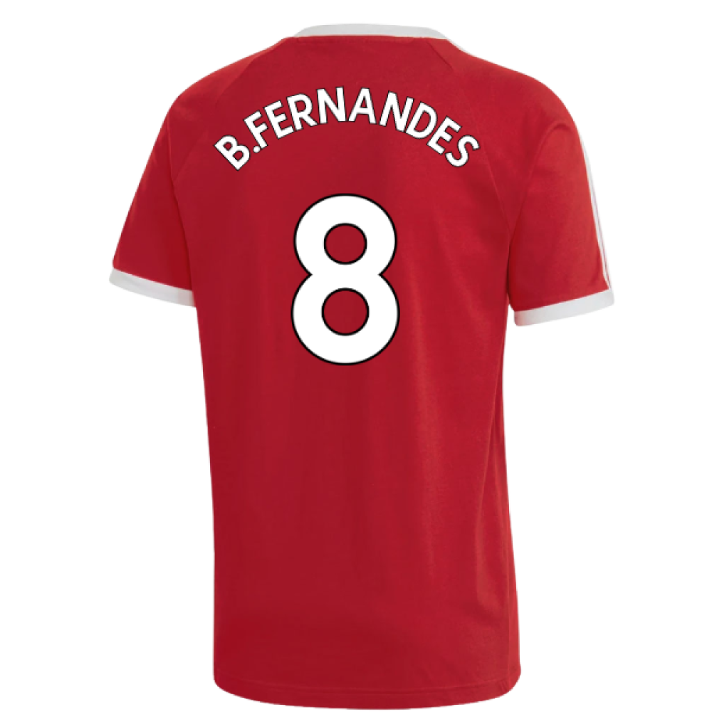 2022-2023 Man Utd 3S DNA Tee (Red) (B.FERNANDES 8)