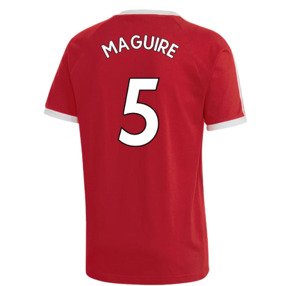 2022-2023 Man Utd 3S DNA Tee (Red) (MAGUIRE 5)