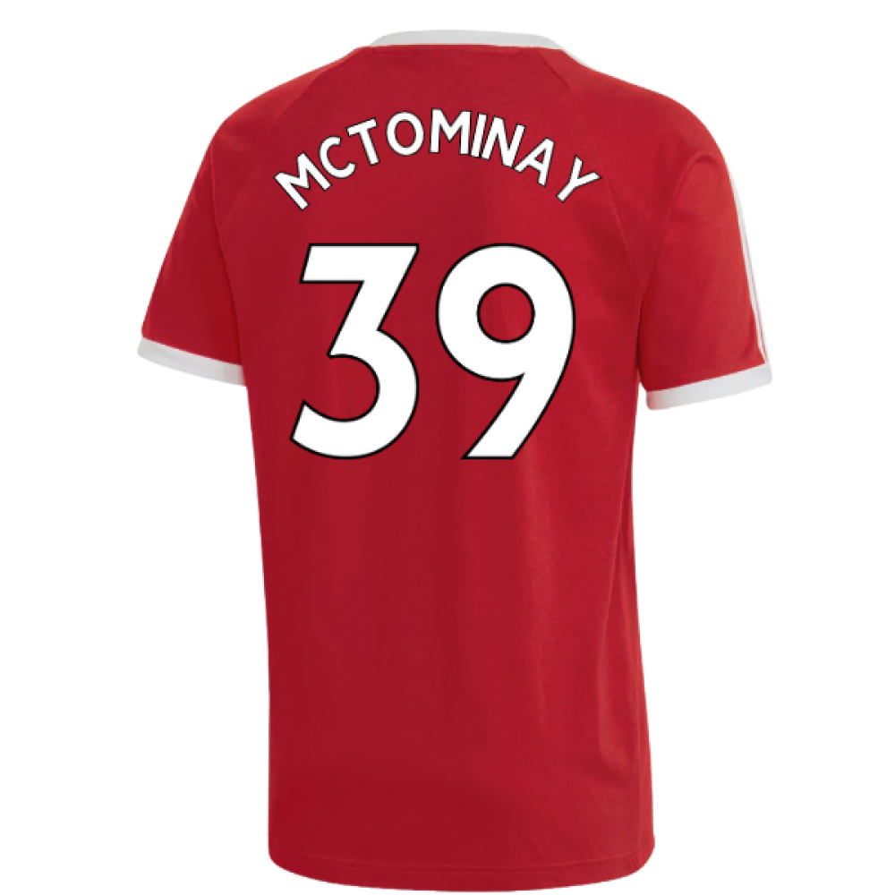 2022-2023 Man Utd 3S DNA Tee (Red) (McTOMINAY 39)