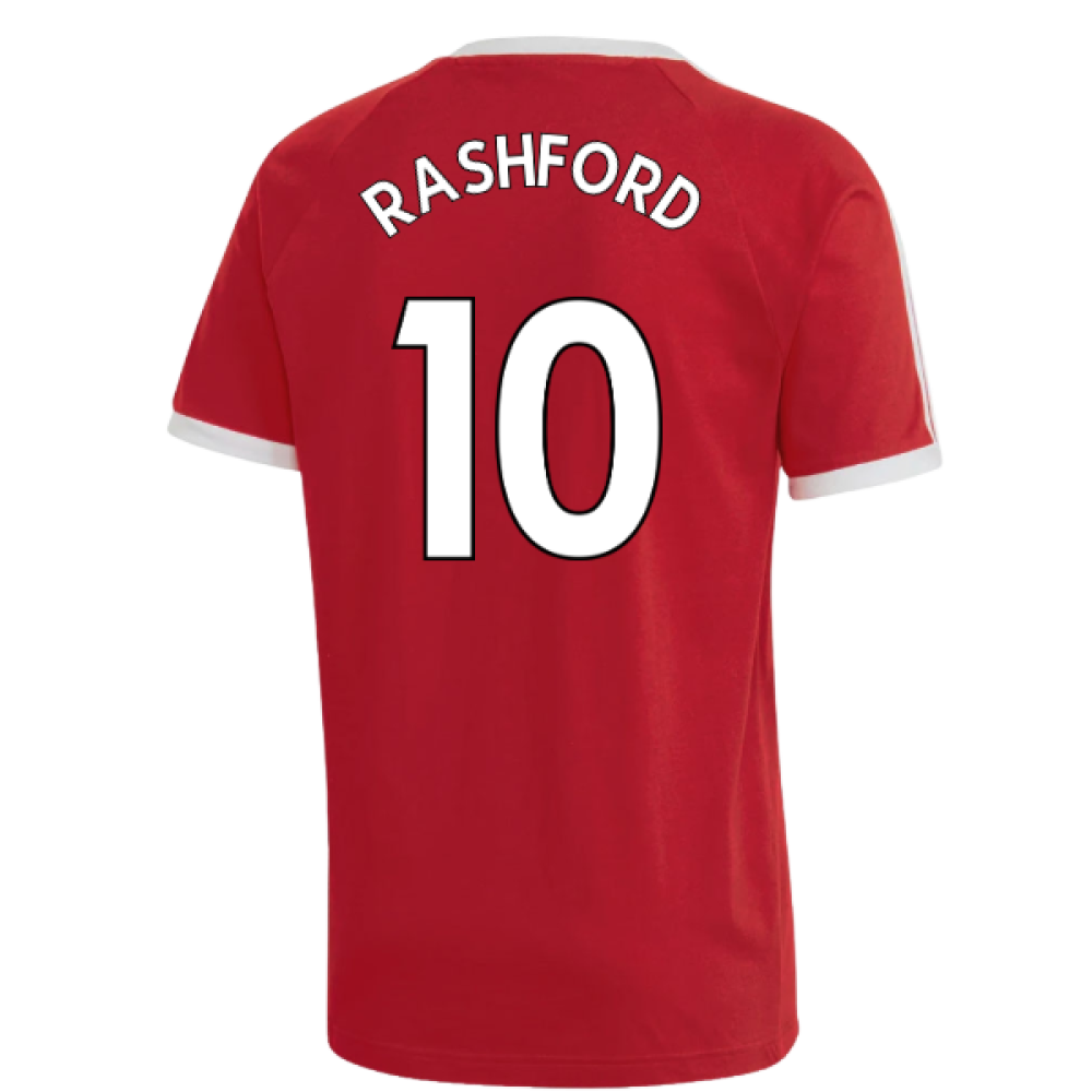 2022-2023 Man Utd 3S DNA Tee (Red) (RASHFORD 10)