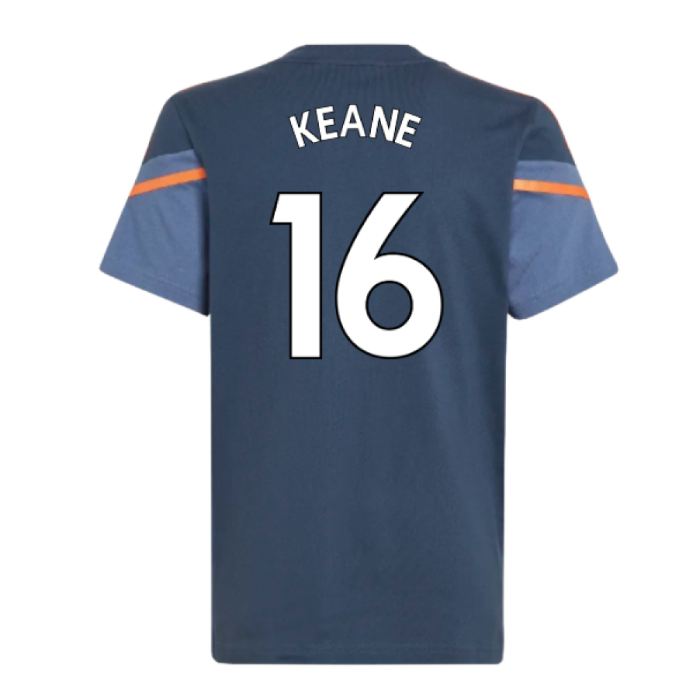 2022-2023 Man Utd Training Tee (Crew Navy) - Kids (KEANE 16)