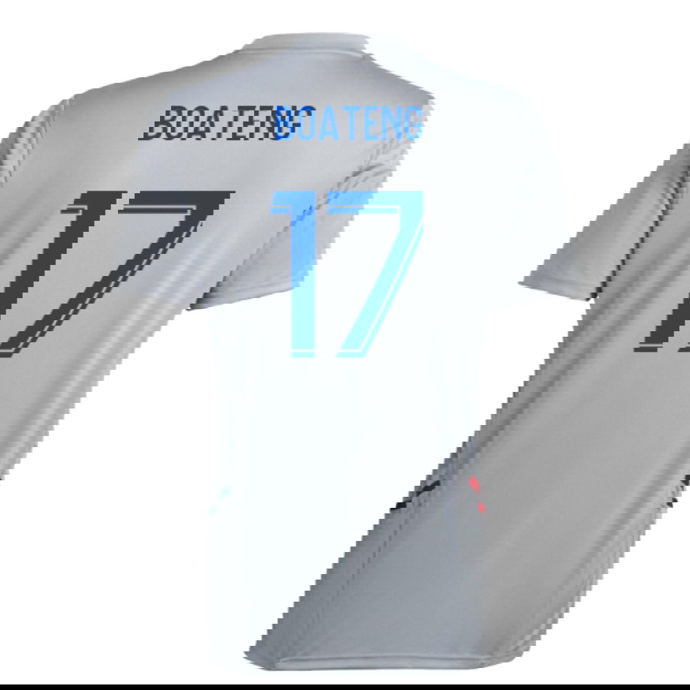 2022-2023 Olympique Lyon Training Jersey (Halo Silver) (Boateng 17)