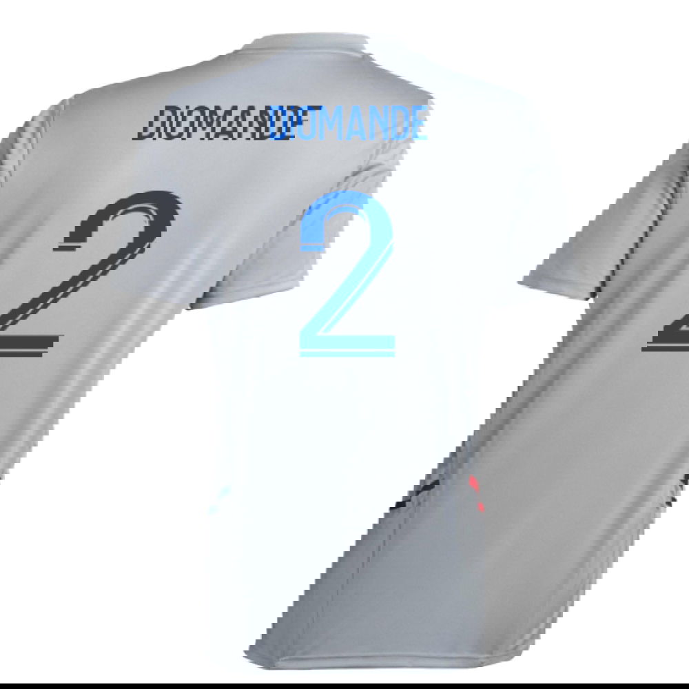 2022-2023 Olympique Lyon Training Jersey (Halo Silver) (Diomande 2)