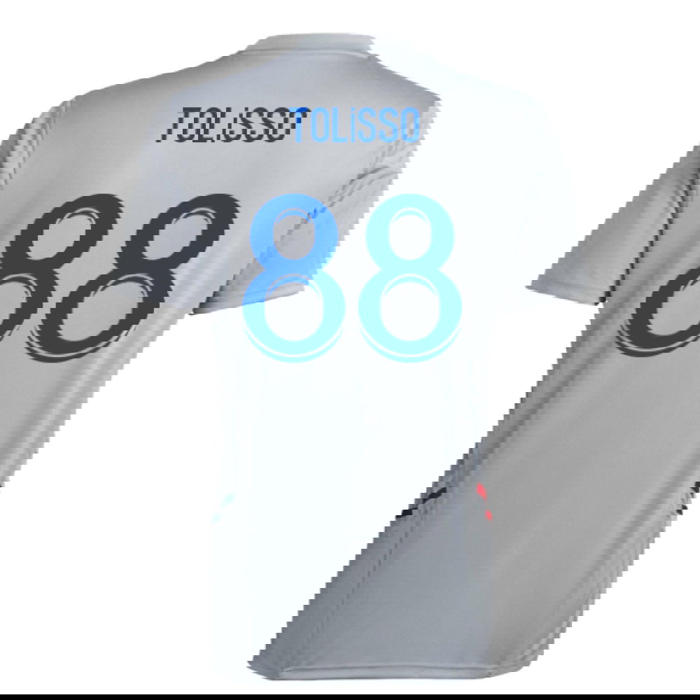 2022-2023 Olympique Lyon Training Jersey (Halo Silver) (Tolisso 88)