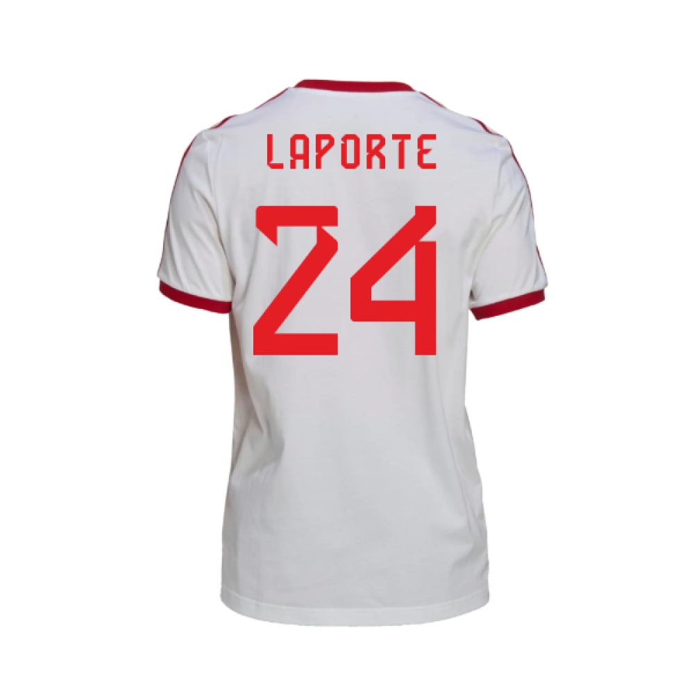 2022-2023 Spain DNA 3S Tee (White) (Laporte 24)