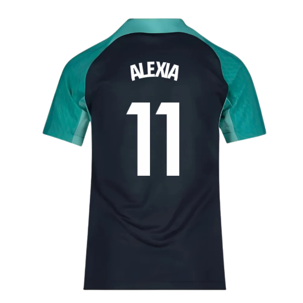 2023-2024 Barcelona Training Shirt (Thunder) - Kids (Alexia 11)