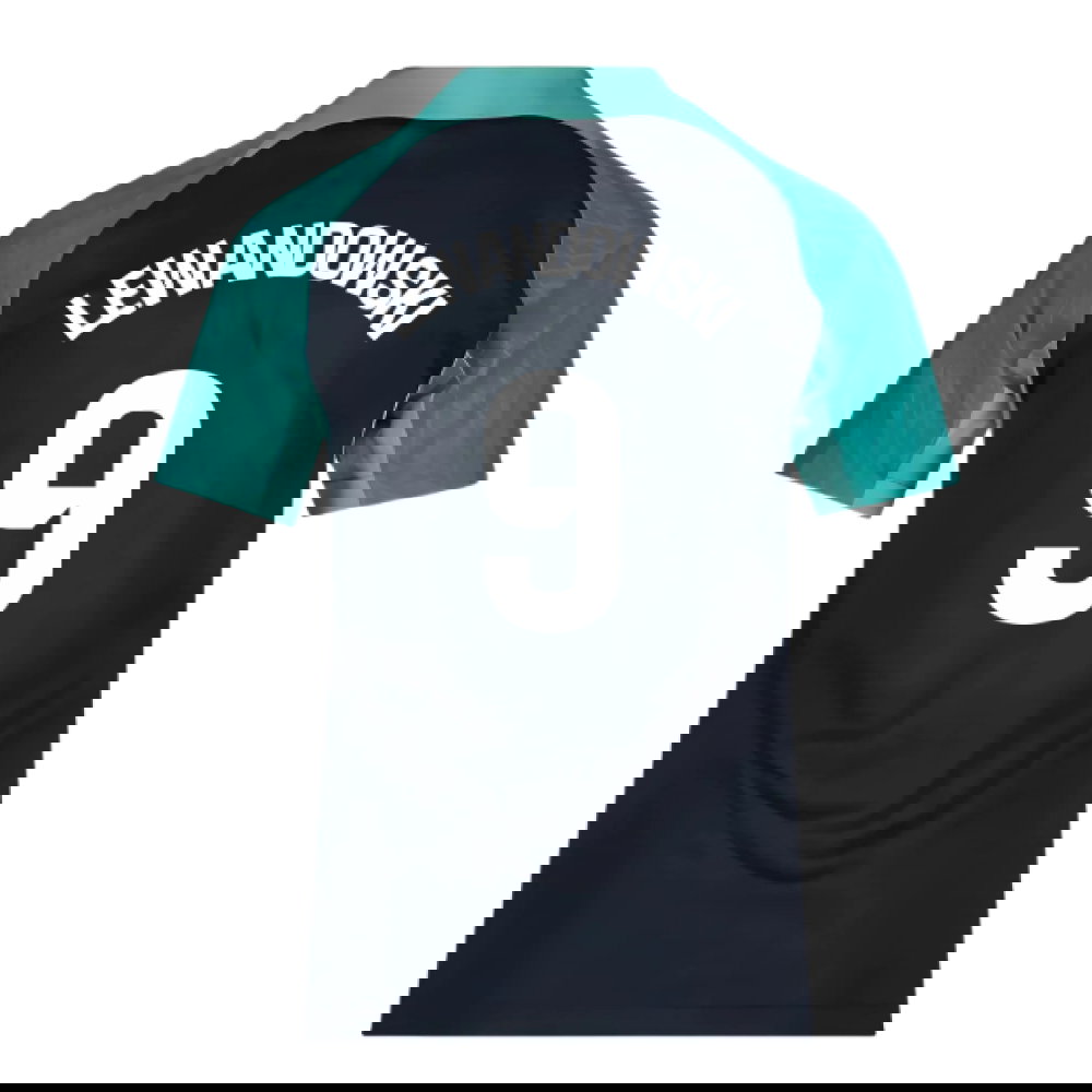 2023-2024 Barcelona Training Shirt (Thunder) - Kids (Lewandowski 9)