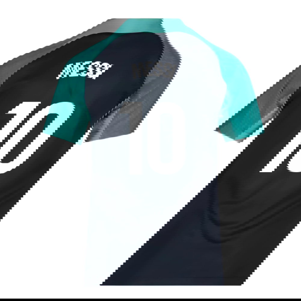 2023-2024 Barcelona Training Shirt (Thunder) - Kids (Messi 10)