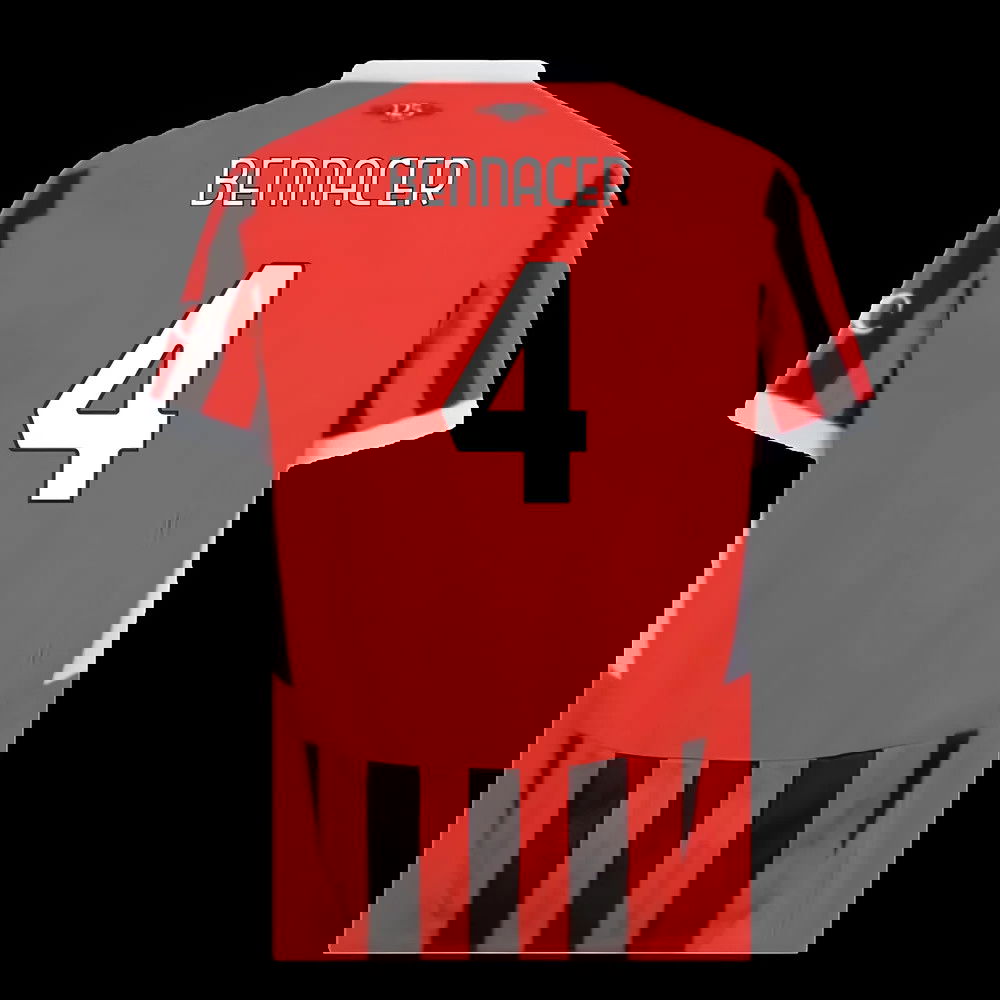 2024-2025 AC Milan Home Shirt (Bennacer 4)