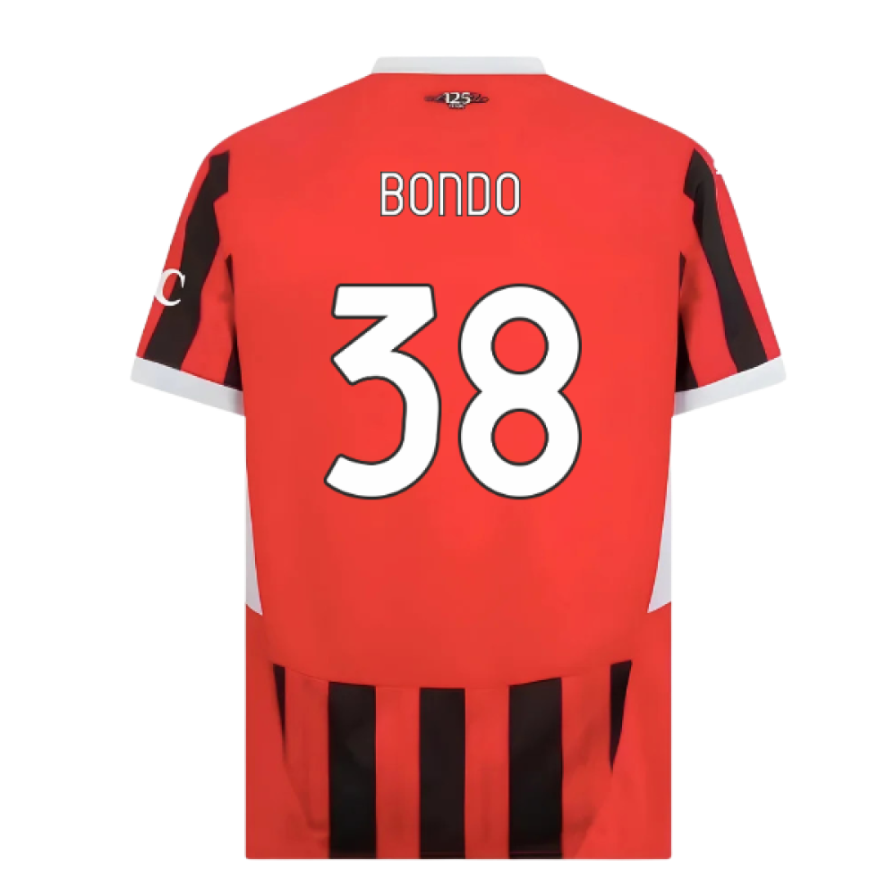 2024-2025 AC Milan Home Shirt (Bondo 38)
