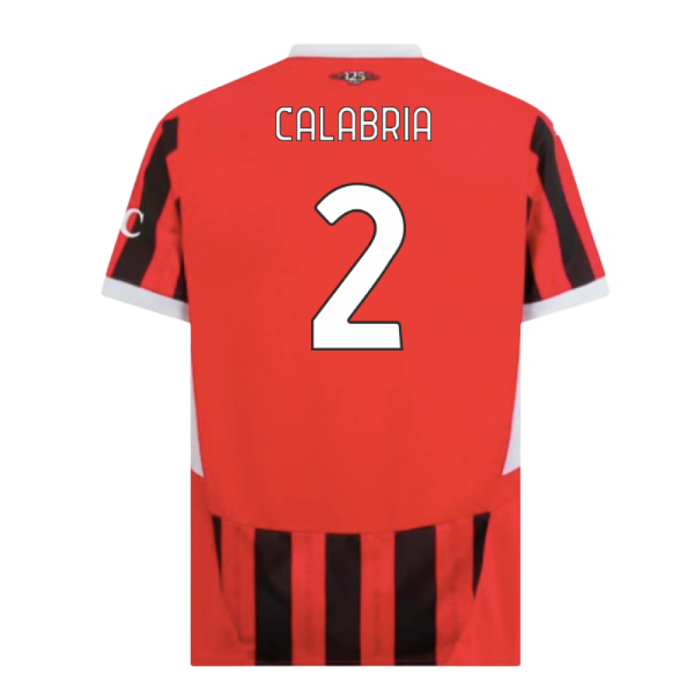 2024-2025 AC Milan Home Shirt (Calabria 2)
