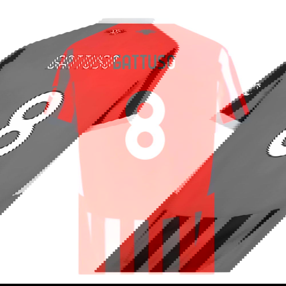 2024-2025 AC Milan Home Shirt (Gattuso 8)