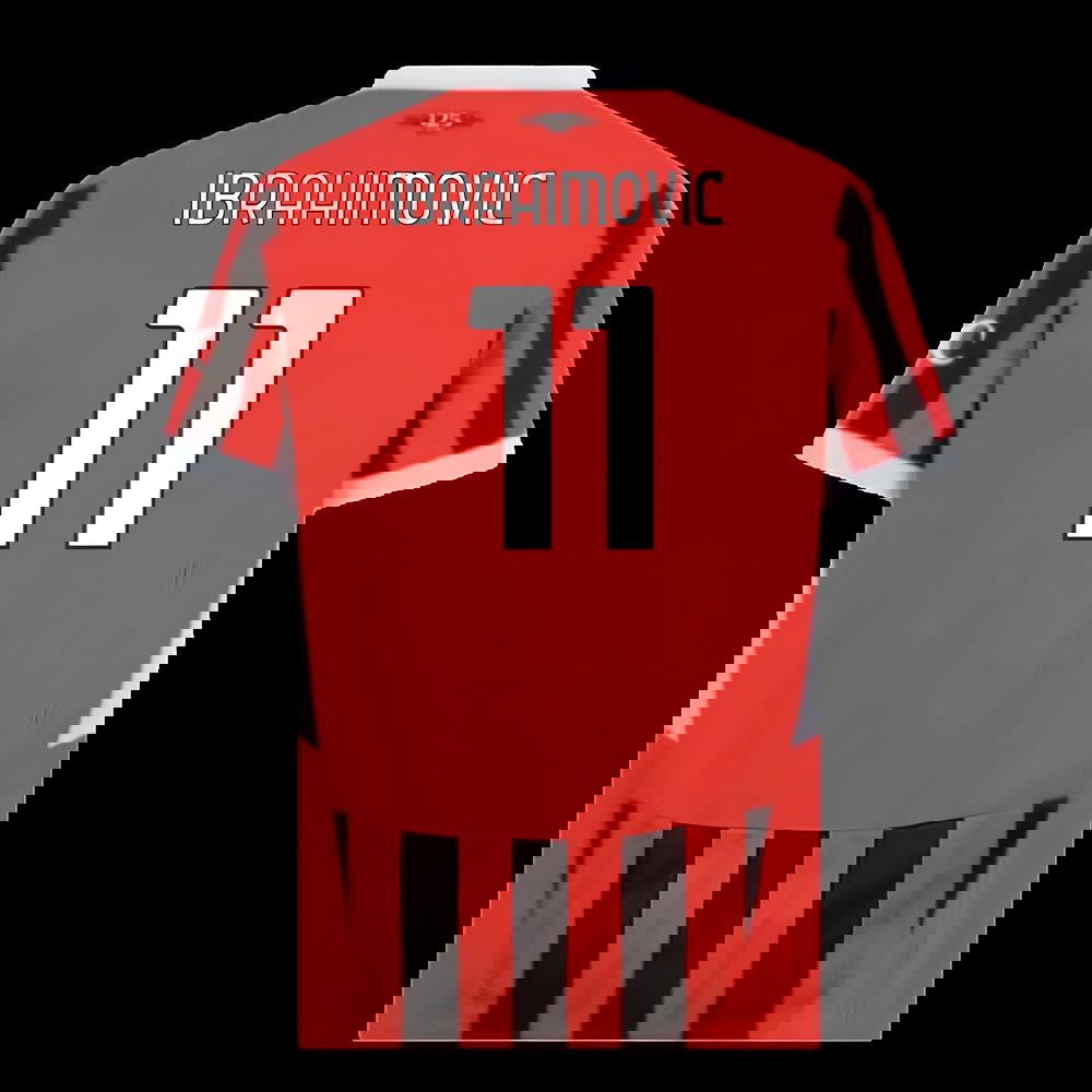 2024-2025 AC Milan Home Shirt (Ibrahimovic 11)
