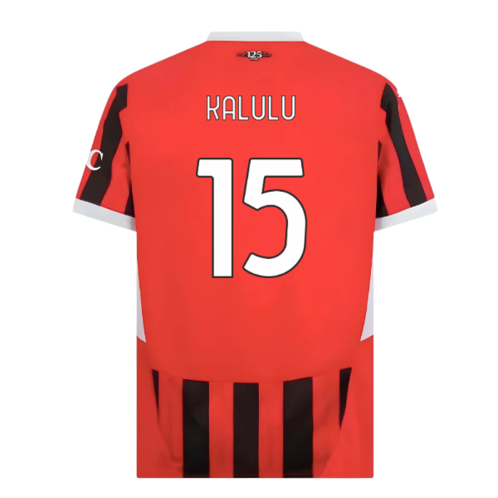 2024-2025 AC Milan Home Shirt (Kalulu 15)