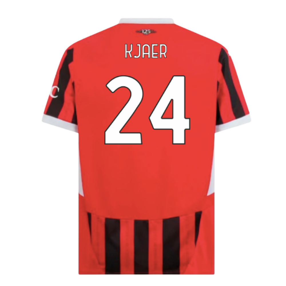 2024-2025 AC Milan Home Shirt (Kjaer 24)