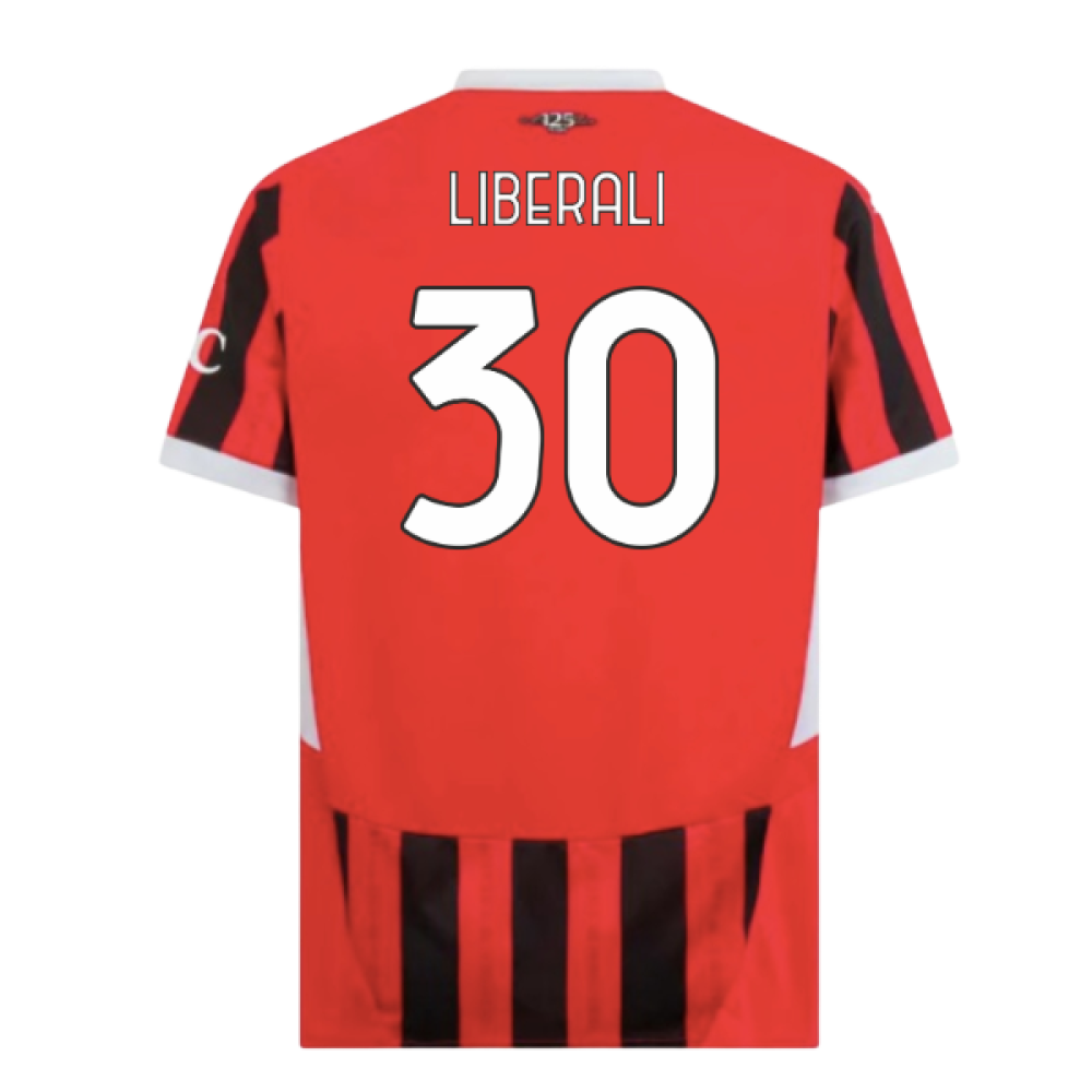 2024-2025 AC Milan Home Shirt (Liberali 30)