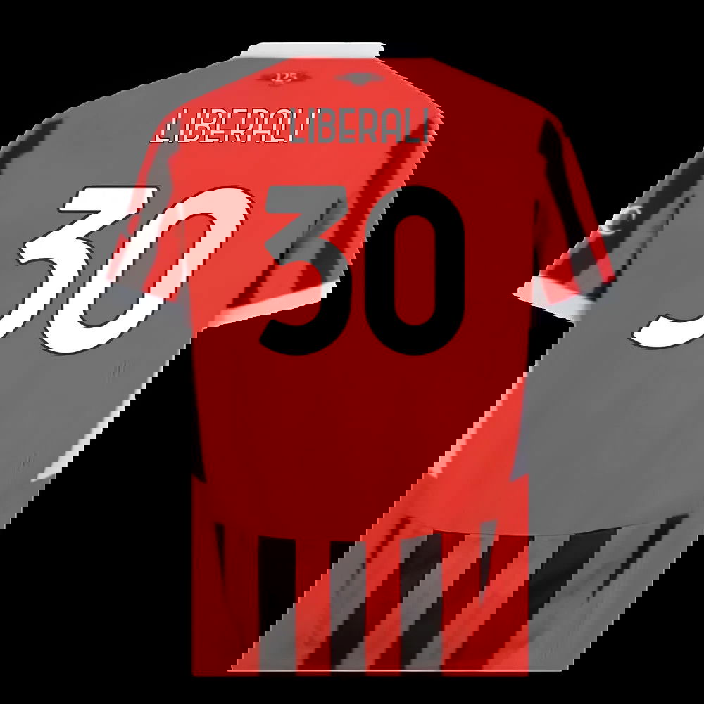 2024-2025 AC Milan Home Shirt (Liberali 30)