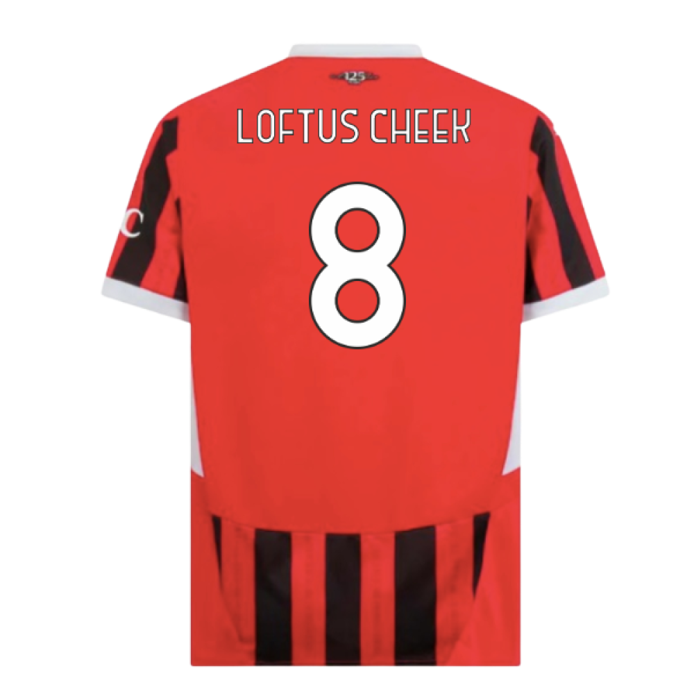 2024-2025 AC Milan Home Shirt (Loftus Cheek 8)